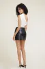 Kylie Faux Leather Mini Skirt sold by Dynamite