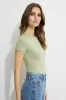 Drea Crewneck Jersey T Shirt sold by Dynamite