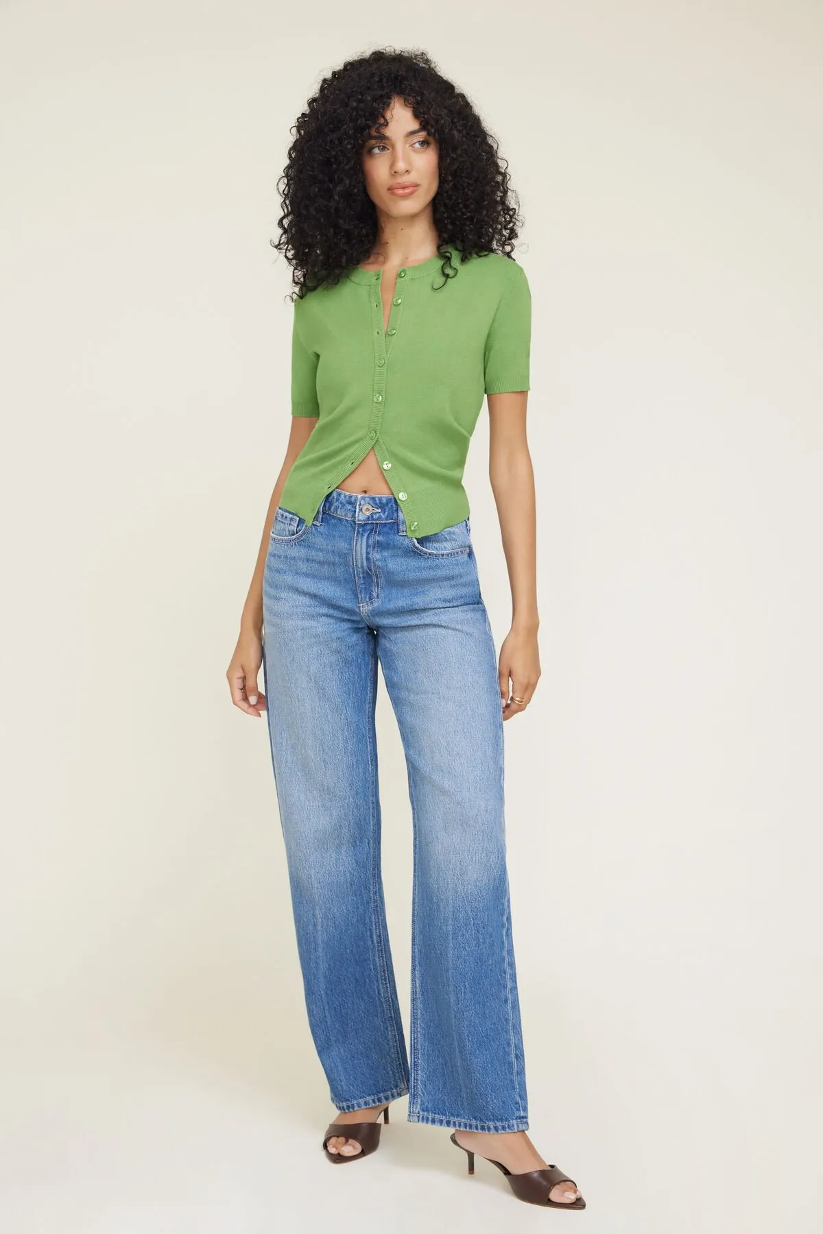 Becca Short Sleeve Cardigan sold by Dynamite product image thumbnail 2