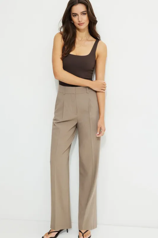 Sofia Pleated Straight Leg Pants sold by Dynamite