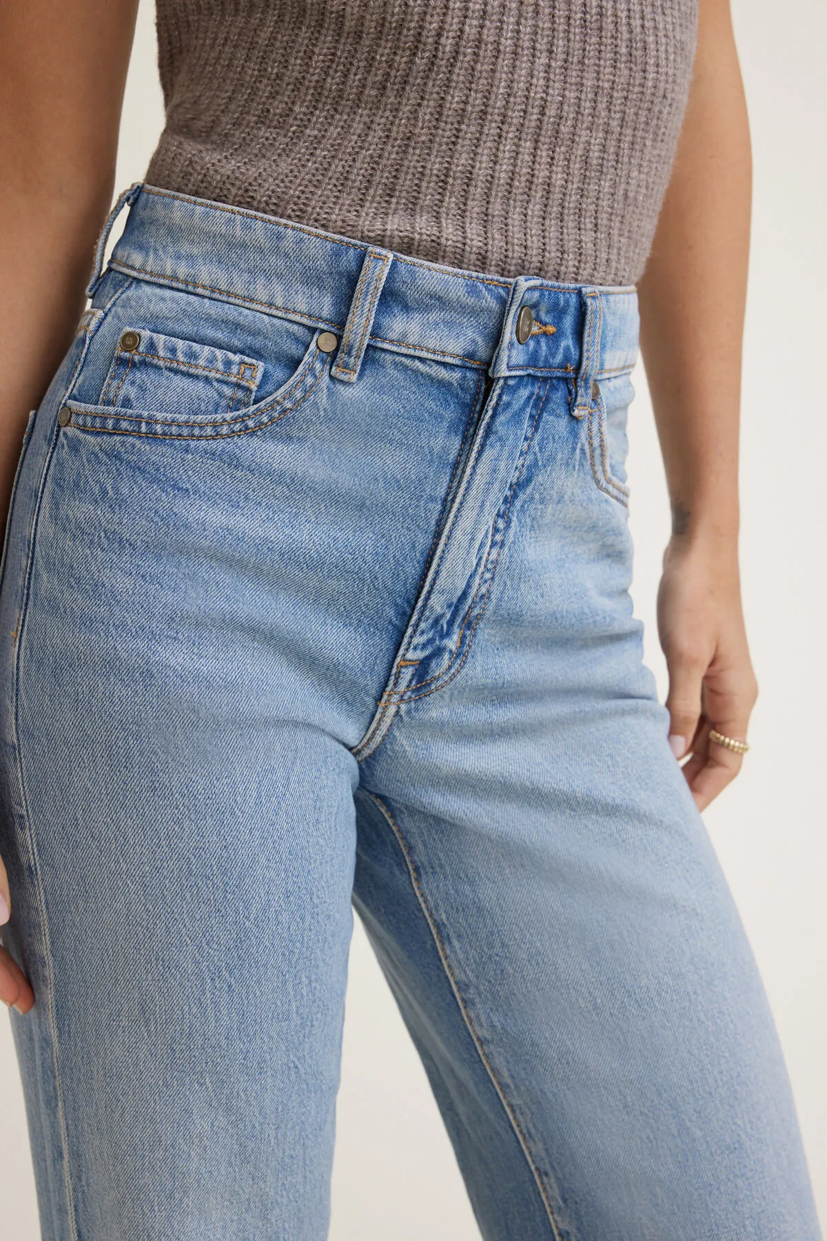 Heidi High Rise Wide Leg Jeans sold by Dynamite product image thumbnail 3