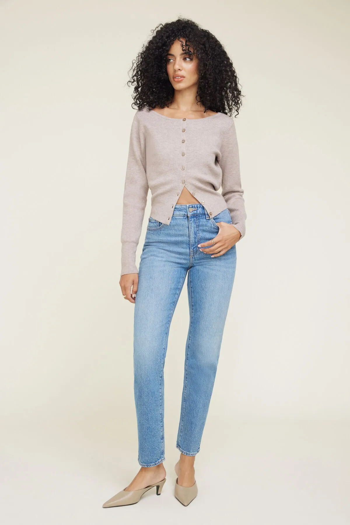 Frenchie High Rise Slim Leg Jeans sold by Dynamite