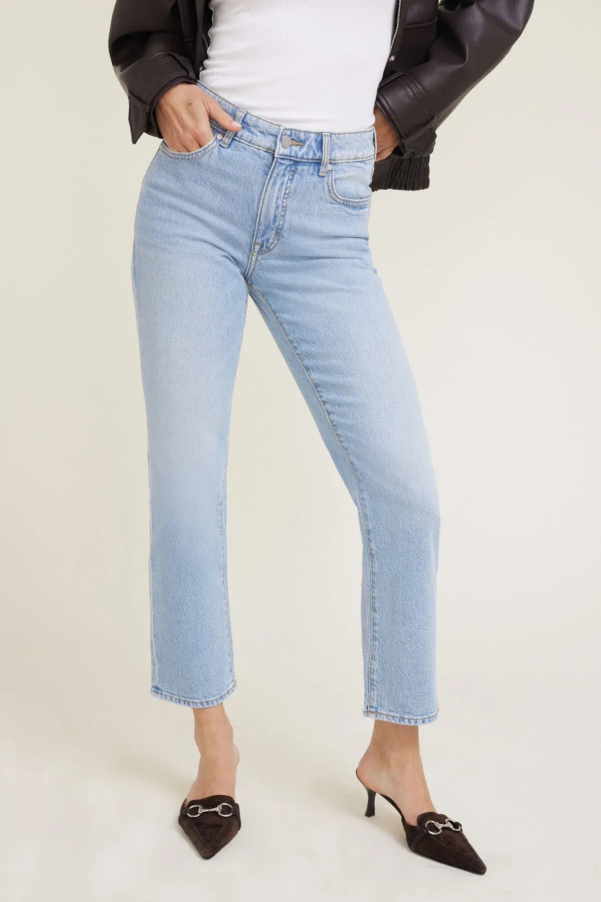 Frenchie High Rise Slim Leg Jeans sold by Dynamite product image thumbnail 2