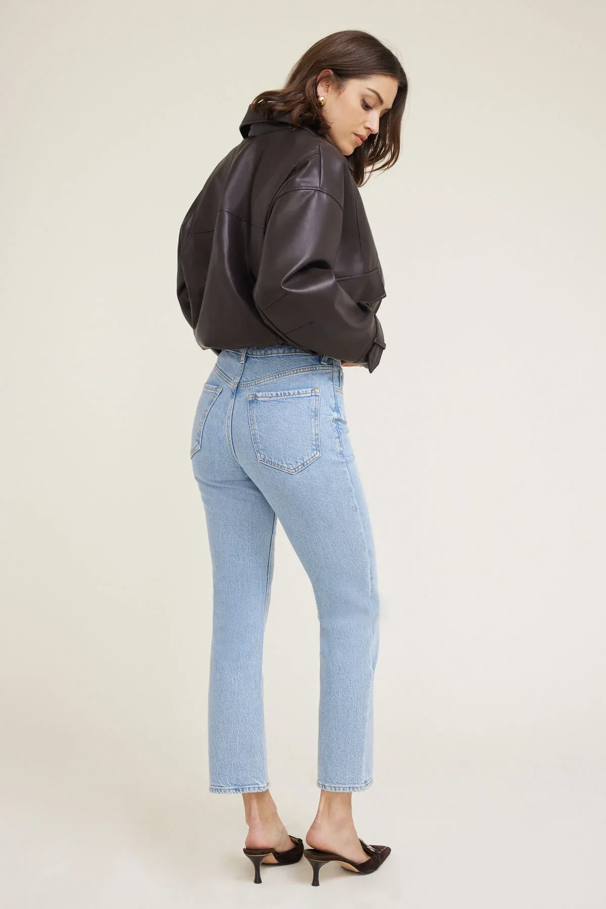 Frenchie High Rise Slim Leg Jeans sold by Dynamite product image thumbnail 5