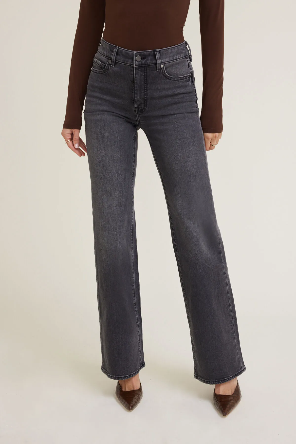 Elodie Stretch High Rise Bootcut Jeans sold by Dynamite product image thumbnail 2