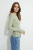 Tedi Ribbed Long Sleeve T Shirt sold by Dynamite