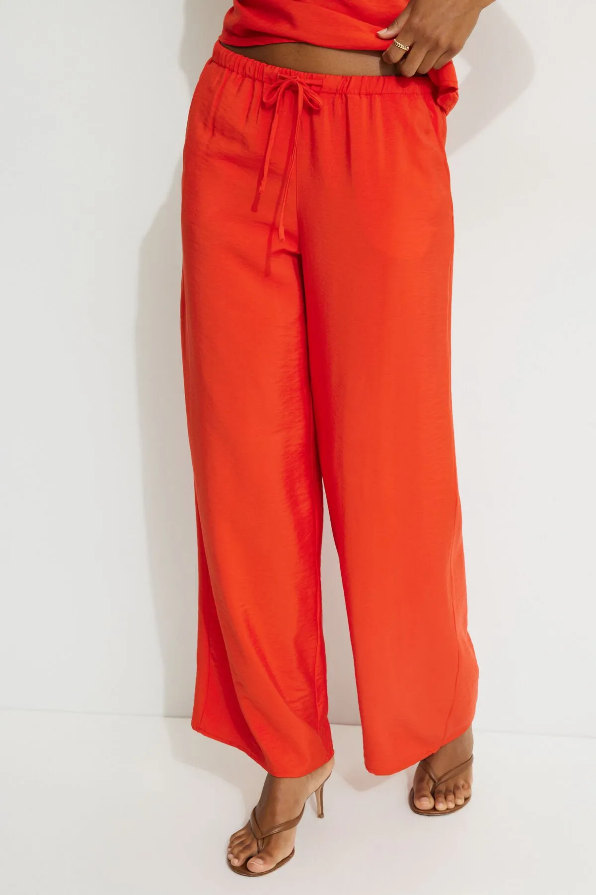 Wide Leg Drawstring Pants sold by Dynamite product image thumbnail 2