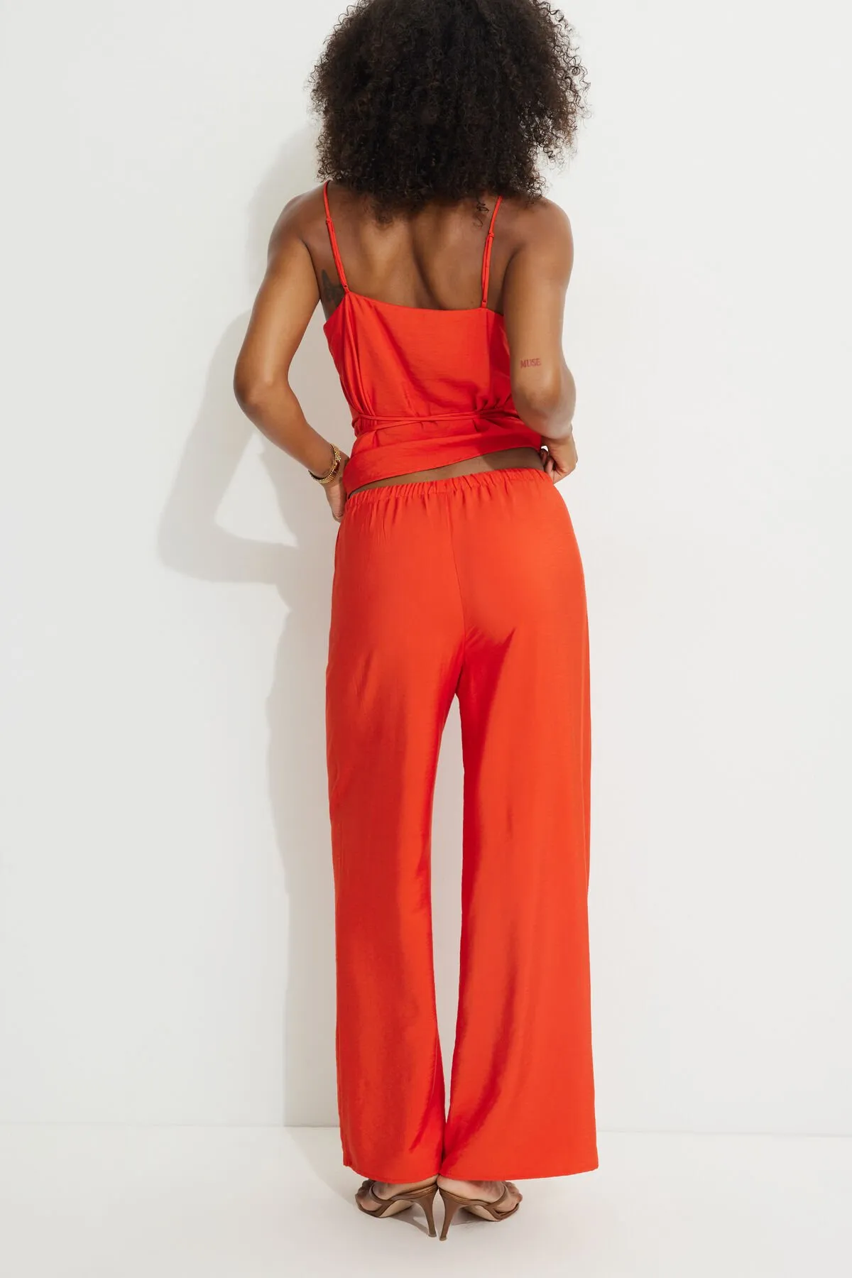 Wide Leg Drawstring Pants sold by Dynamite product image thumbnail 5