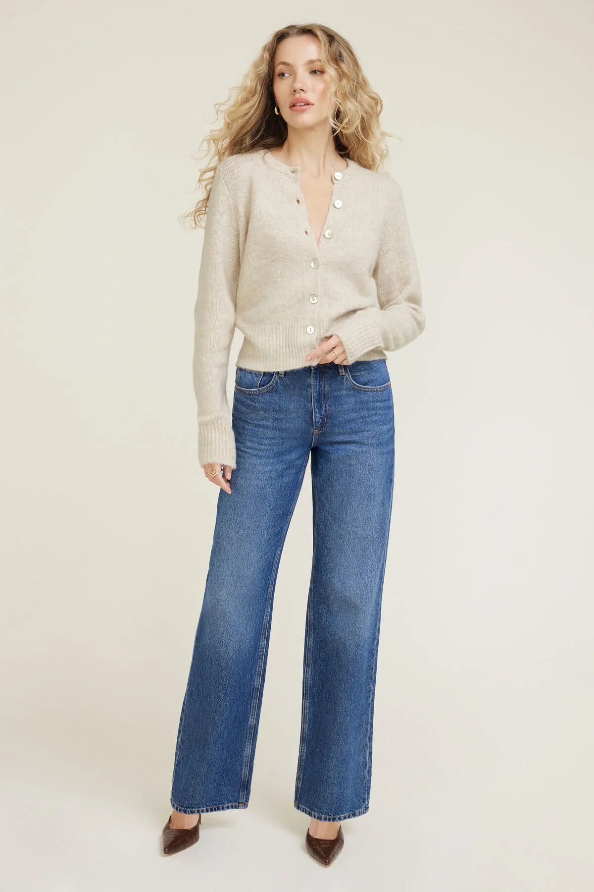 Amanda Crewneck Cardigan sold by Dynamite product image thumbnail 2