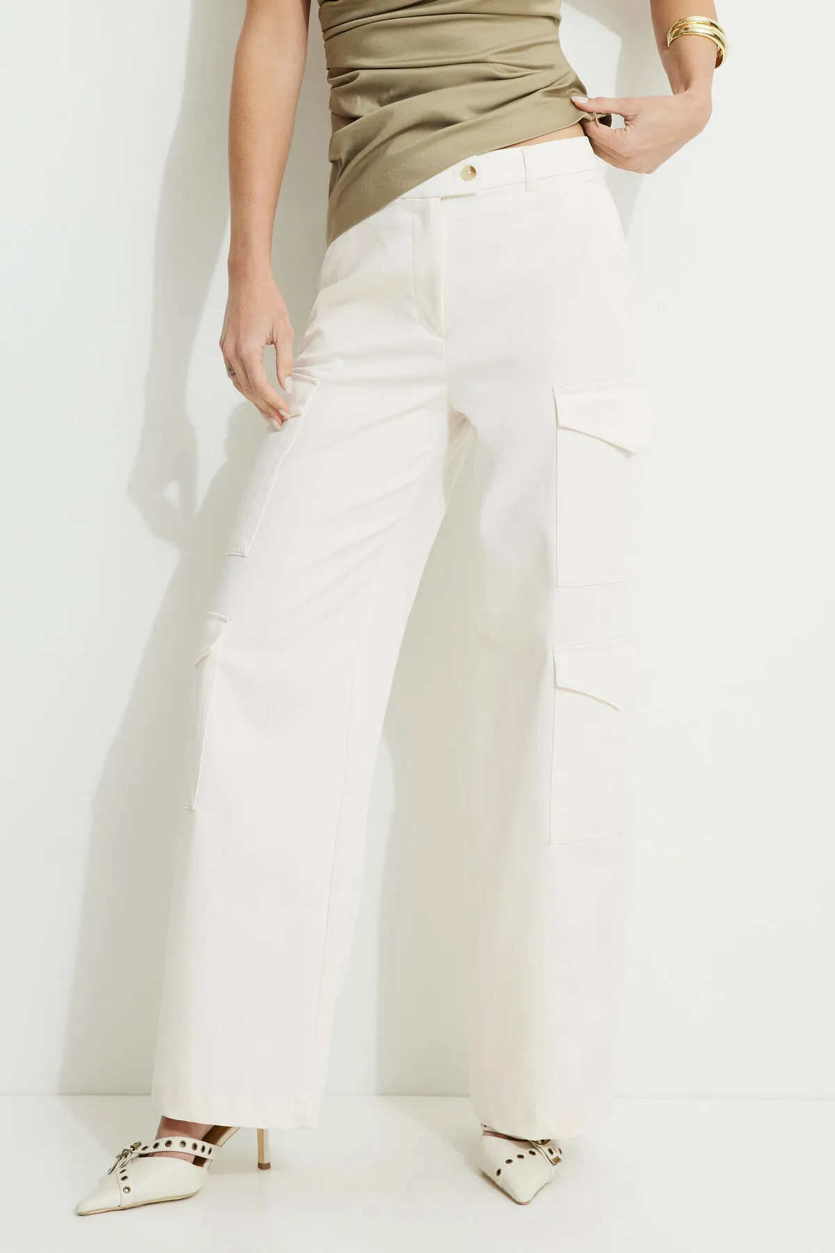 Straight Leg Cargo Pants sold by Dynamite product image thumbnail 2