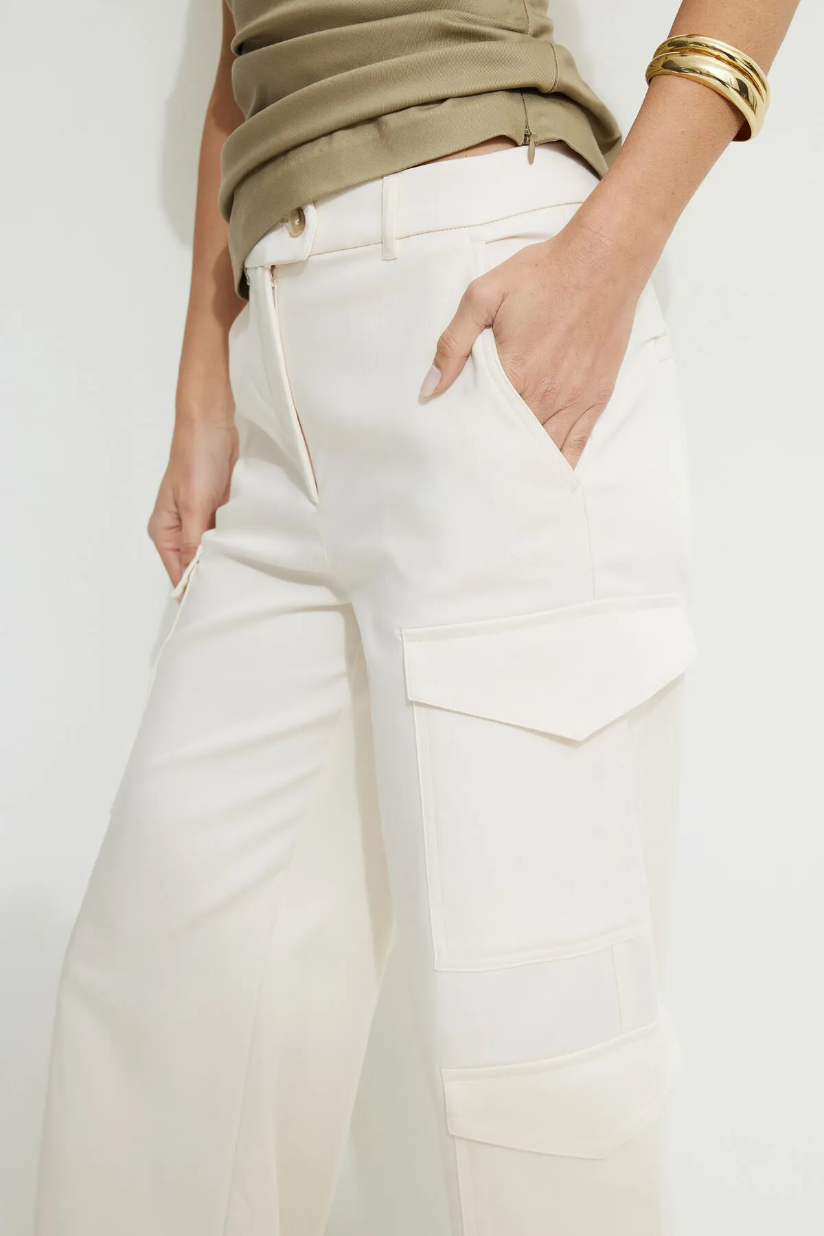 Straight Leg Cargo Pants sold by Dynamite product image thumbnail 3