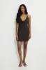 Beaded Mesh Mini Dress sold by Dynamite