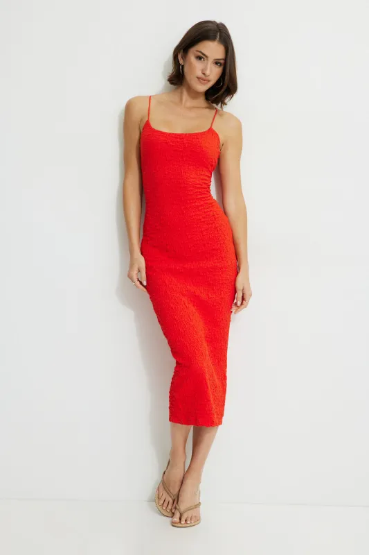 Simona Textured Maxi Dress sold by Dynamite