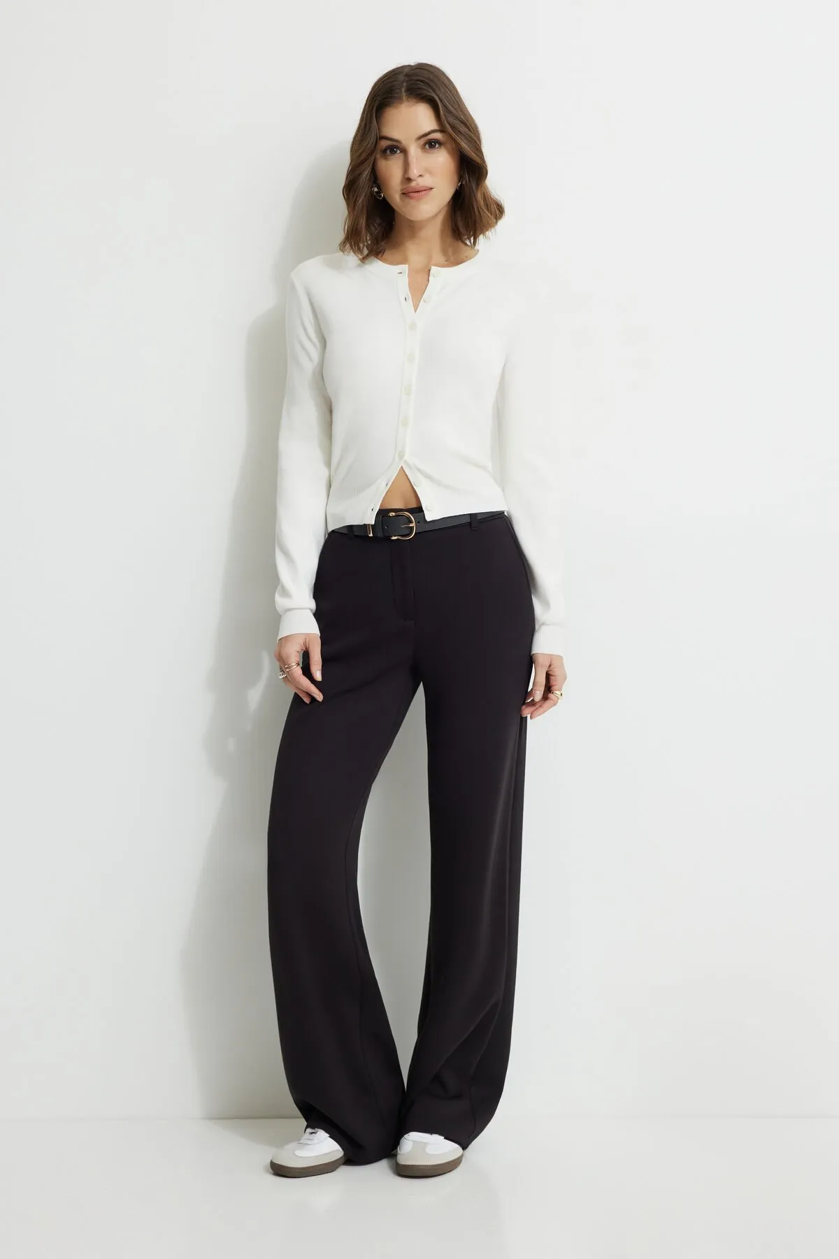 Anywear Scuba Straight Leg Pants sold by Dynamite