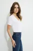 Essential V Neck Cotton T Shirt sold by Dynamite