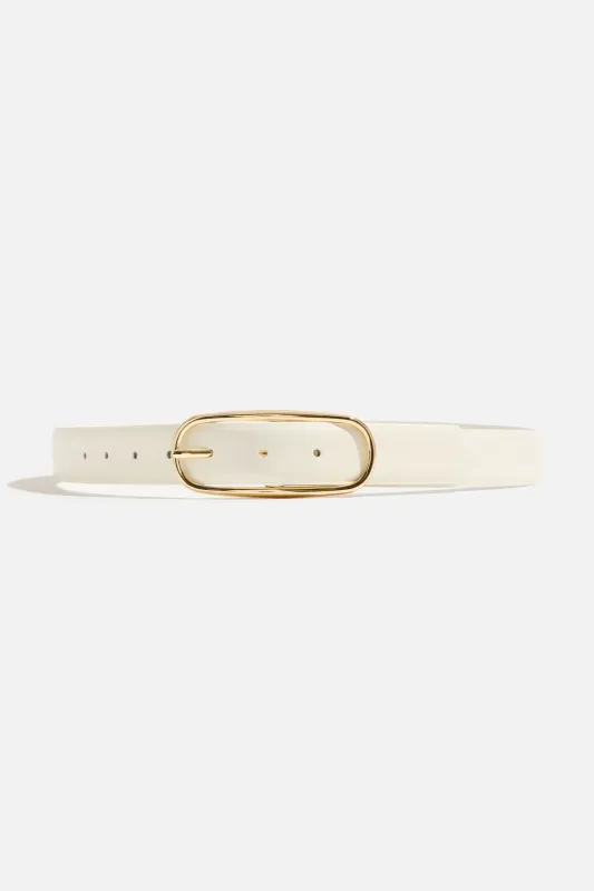Oval Slim Faux Leather Belt sold by Dynamite