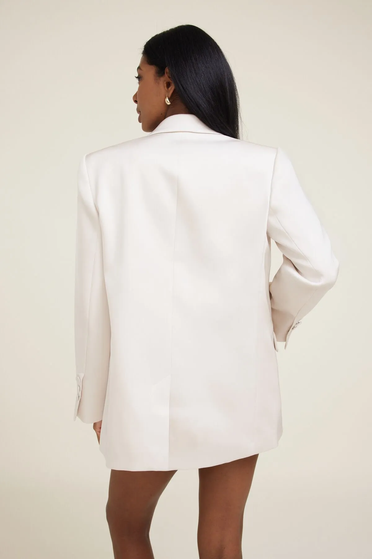 Noa Oversized Satin Blazer sold by Dynamite product image thumbnail 5