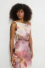 Off Shoulder Mesh Maxi Dress sold by Dynamite
