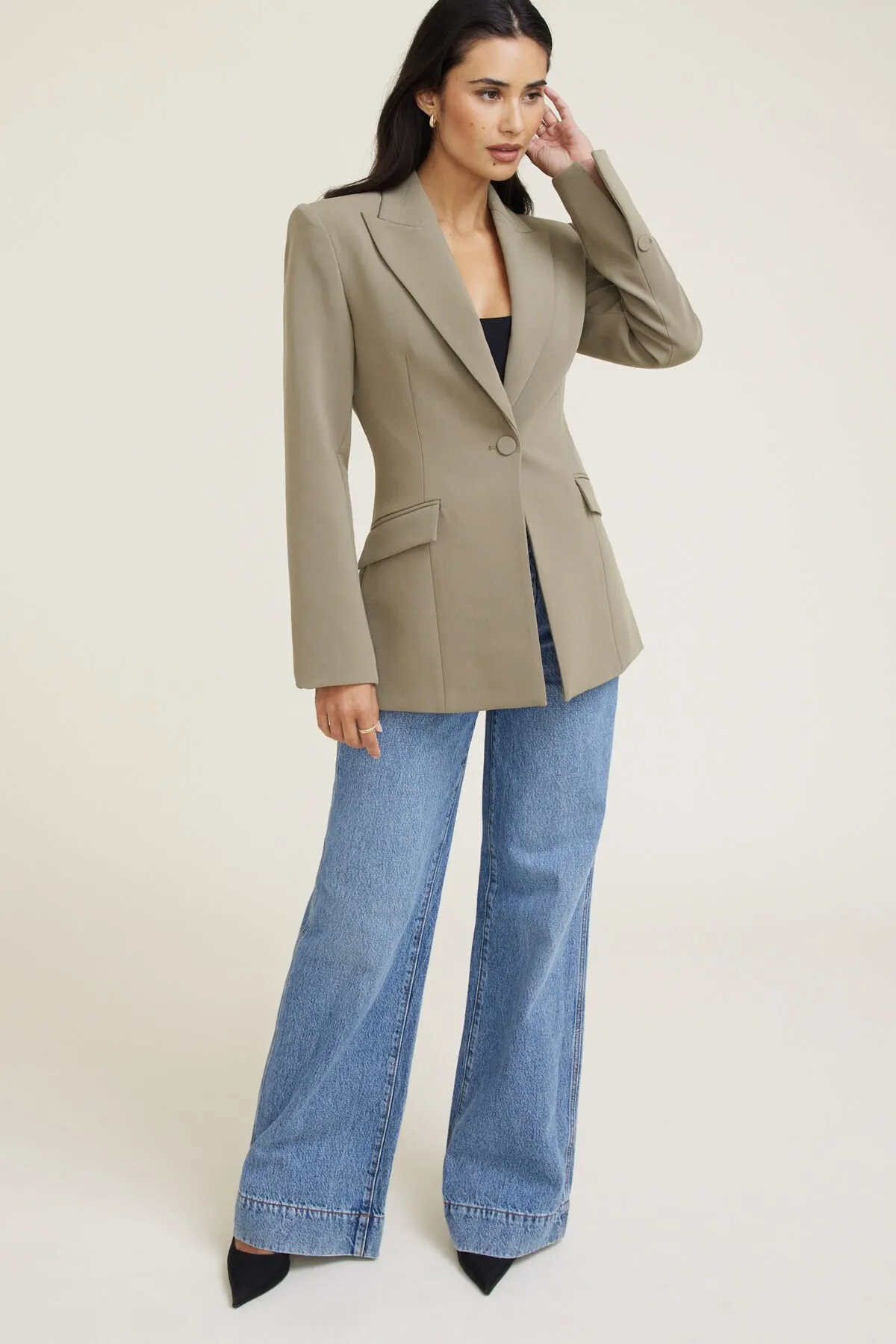Anna Cinched Blazer sold by Dynamite product image thumbnail 2