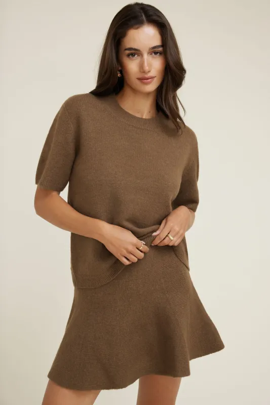 Aura Boxy Short Sleeve Sweater sold by Dynamite