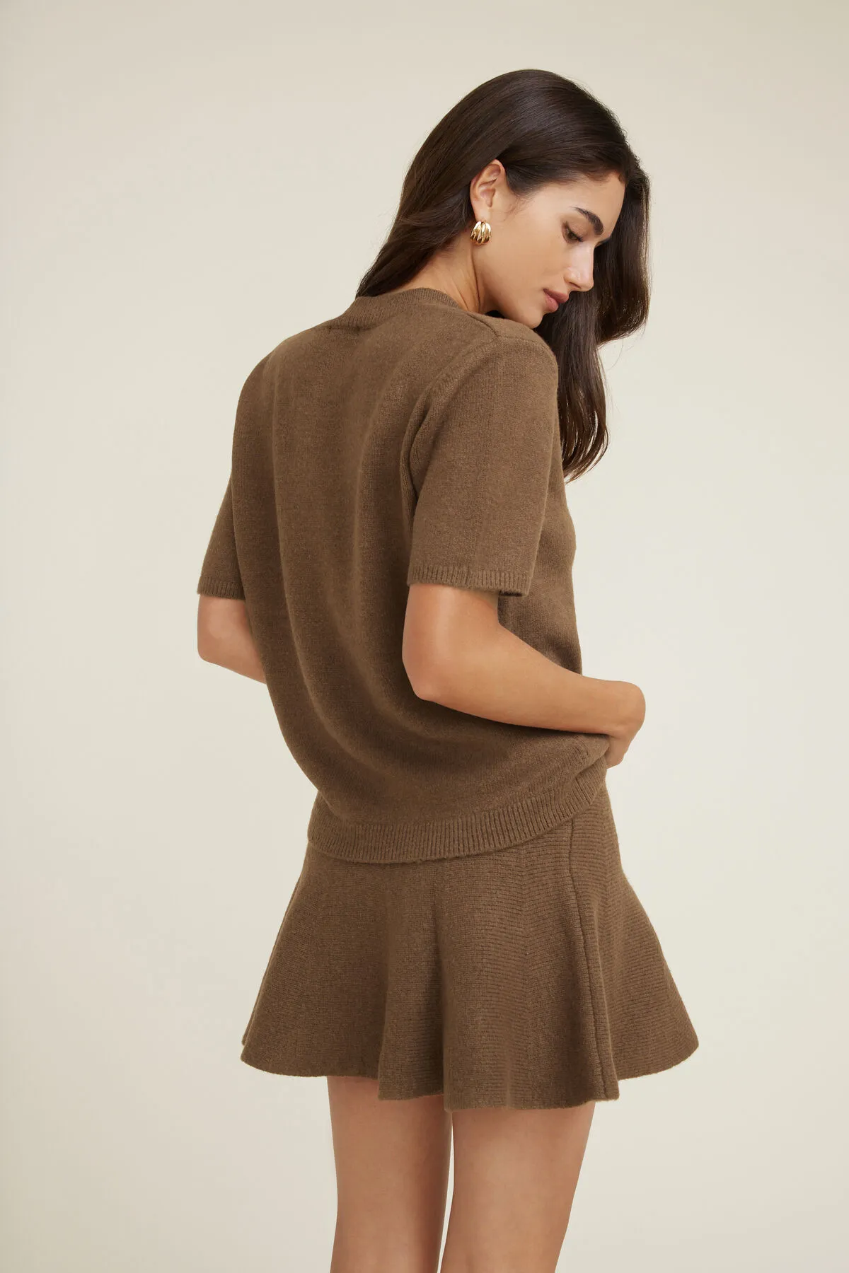 Aura Boxy Short Sleeve Sweater sold by Dynamite product image thumbnail 4