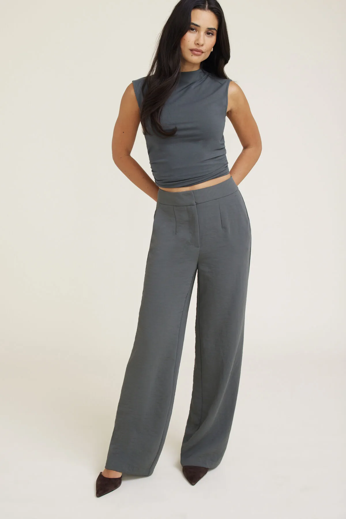 Yasmin Airflow Straight Leg Pants sold by Dynamite product image thumbnail 4