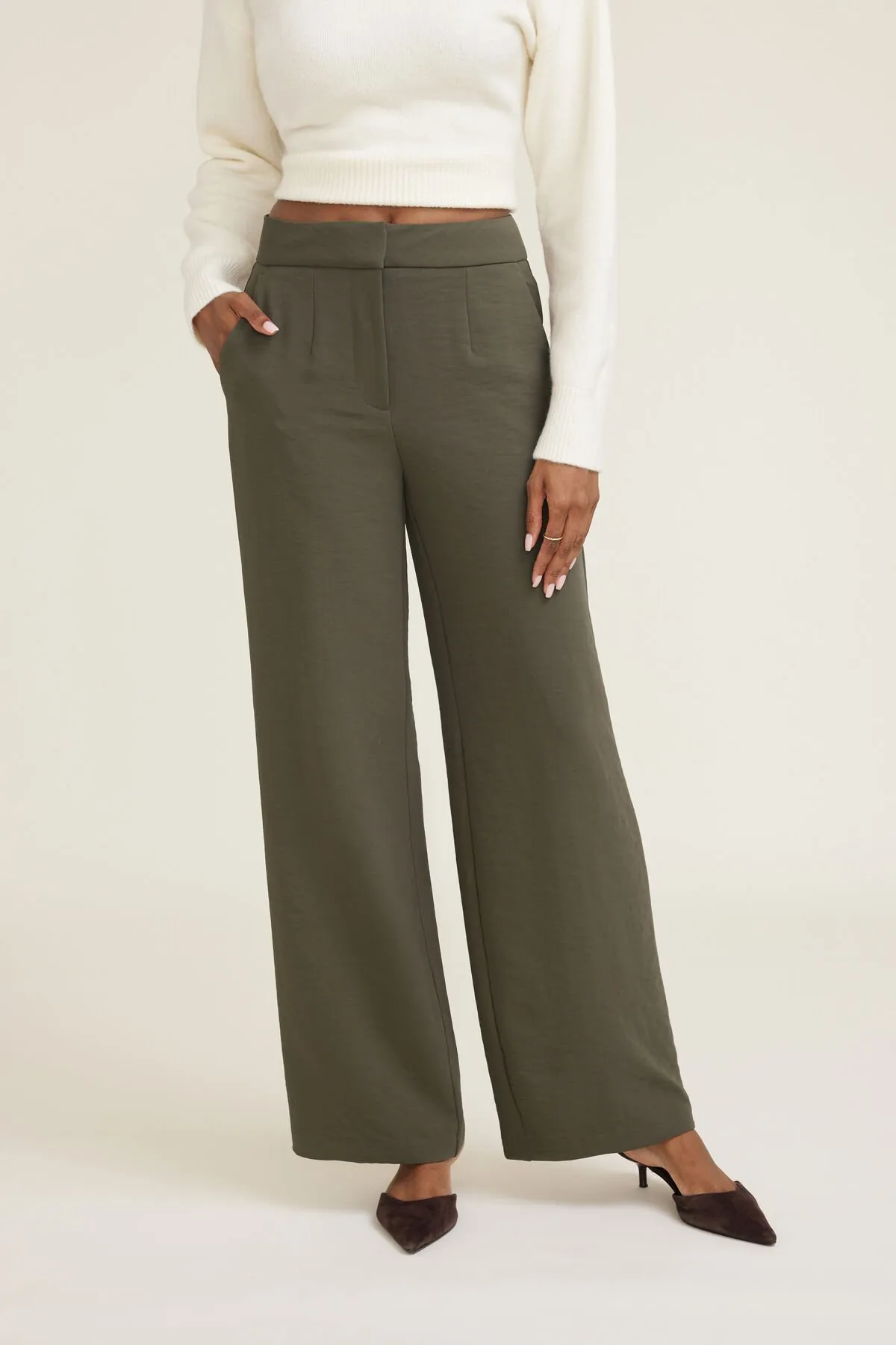 Yasmin Airflow Straight Leg Pants sold by Dynamite product image thumbnail 2