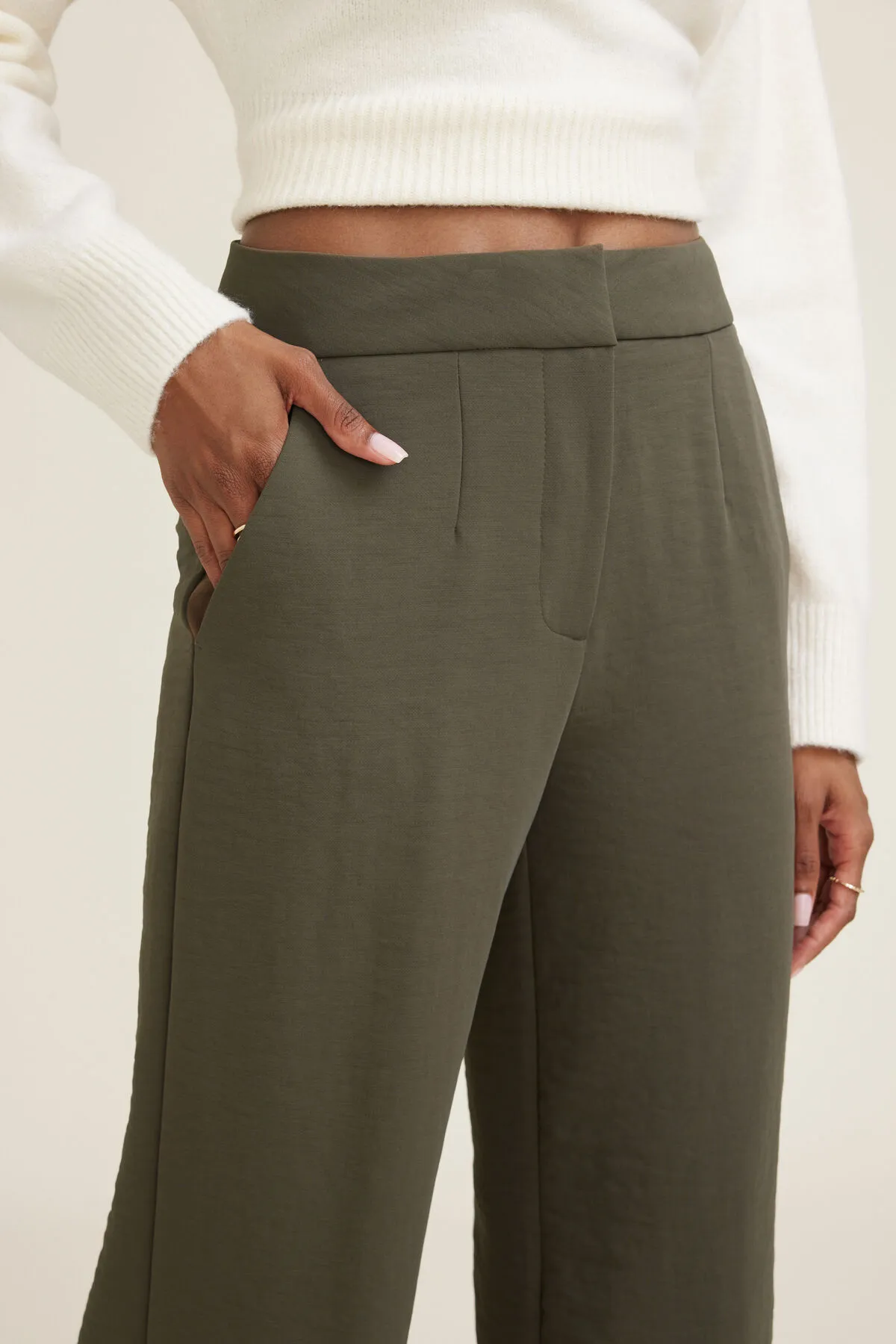 Yasmin Airflow Straight Leg Pants sold by Dynamite product image thumbnail 3