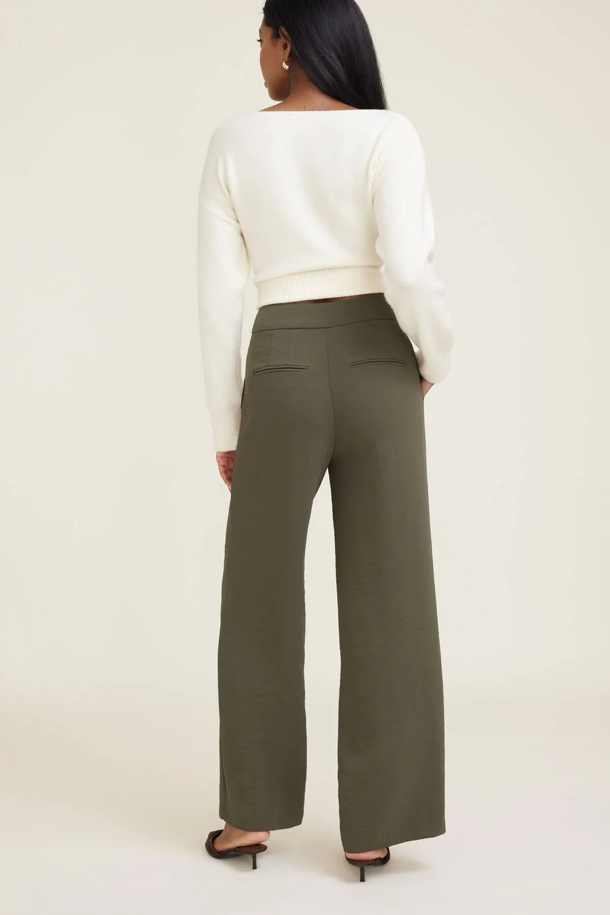 Yasmin Airflow Straight Leg Pants sold by Dynamite product image thumbnail 5