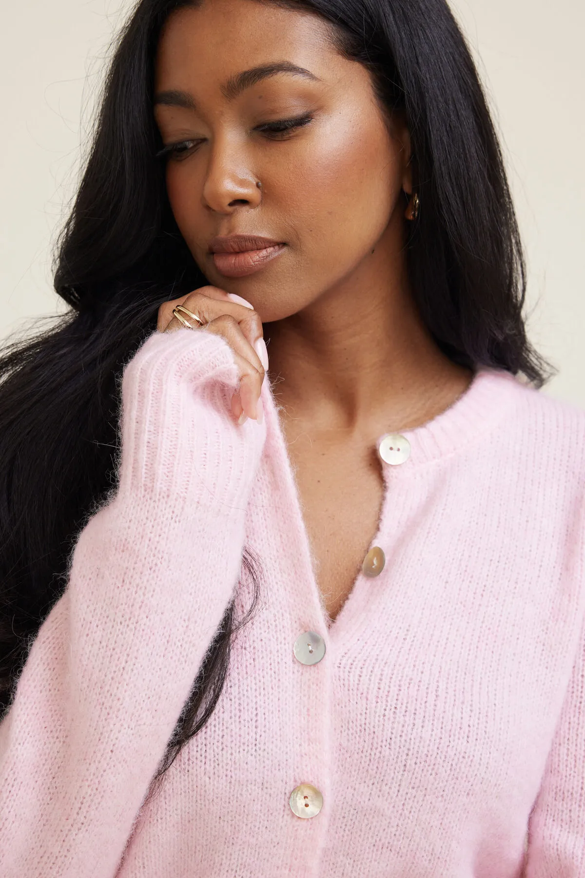 Amanda Crewneck Cardigan sold by Dynamite product image thumbnail 3