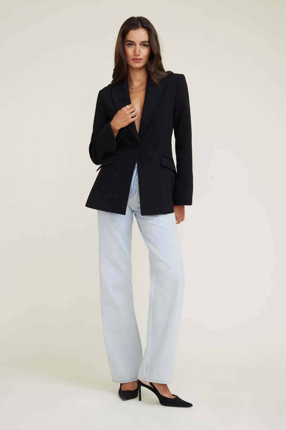 Anna Cinched Blazer sold by Dynamite product image thumbnail 2