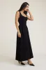 Scoop Flared Ponte Maxi Dress sold by Dynamite