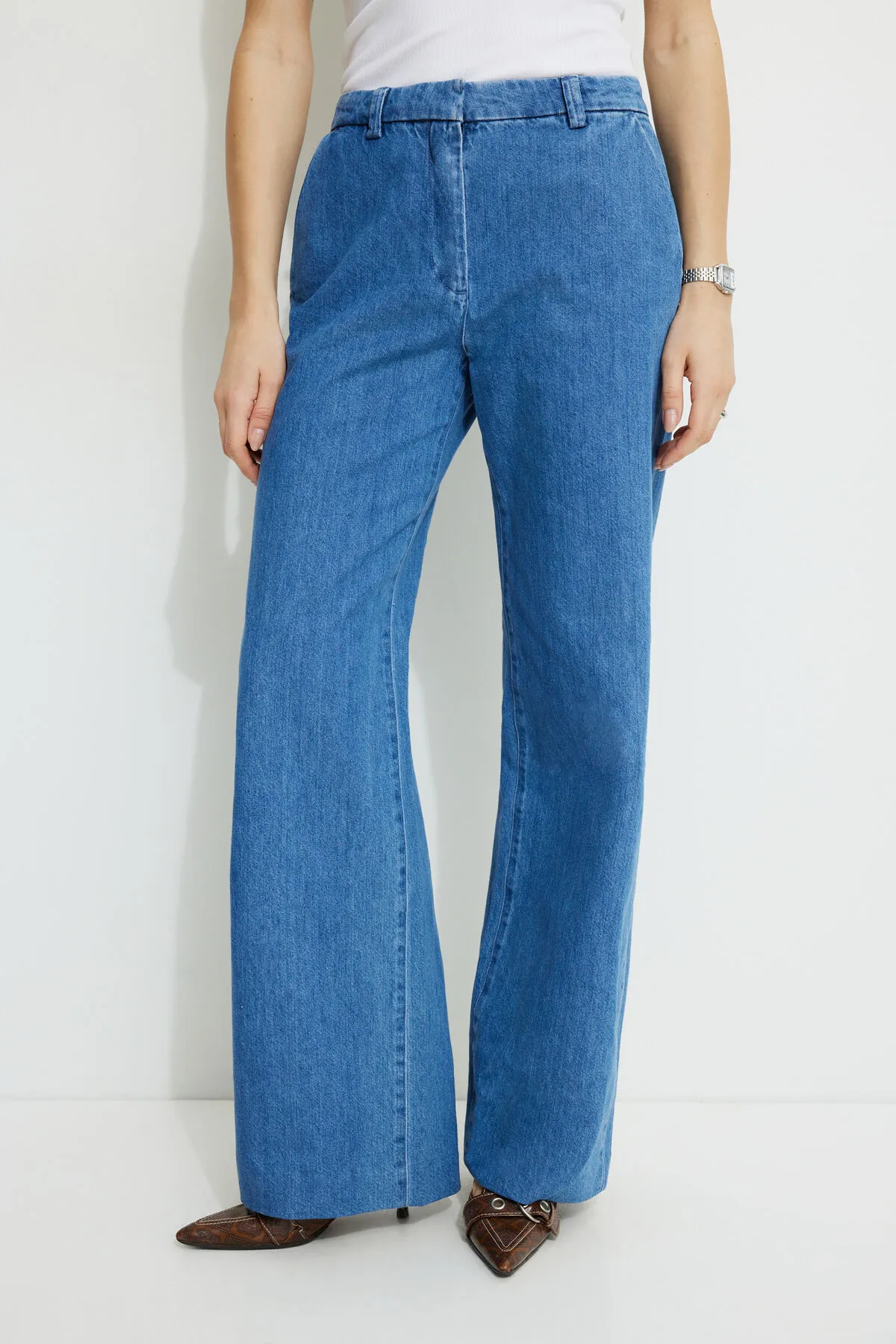 Wide Leg Trouser Jeans sold by Dynamite product image thumbnail 3