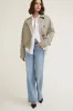 Asymmetric Short Trench Coat sold by Dynamite