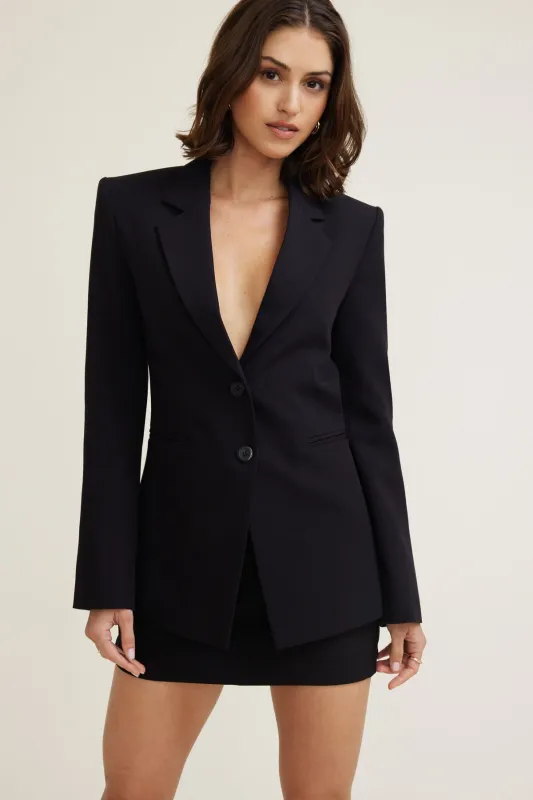 Ezra Fitted Blazer sold by Dynamite