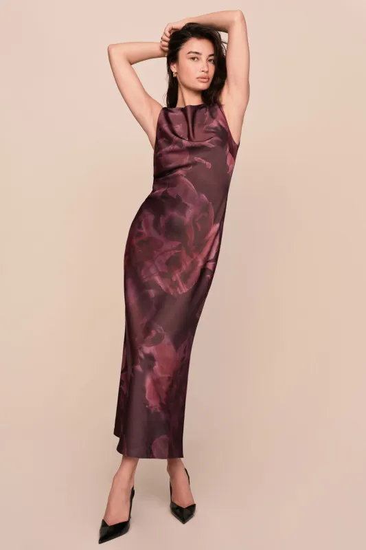 Liora Satin Maxi Slip Dress sold by Dynamite