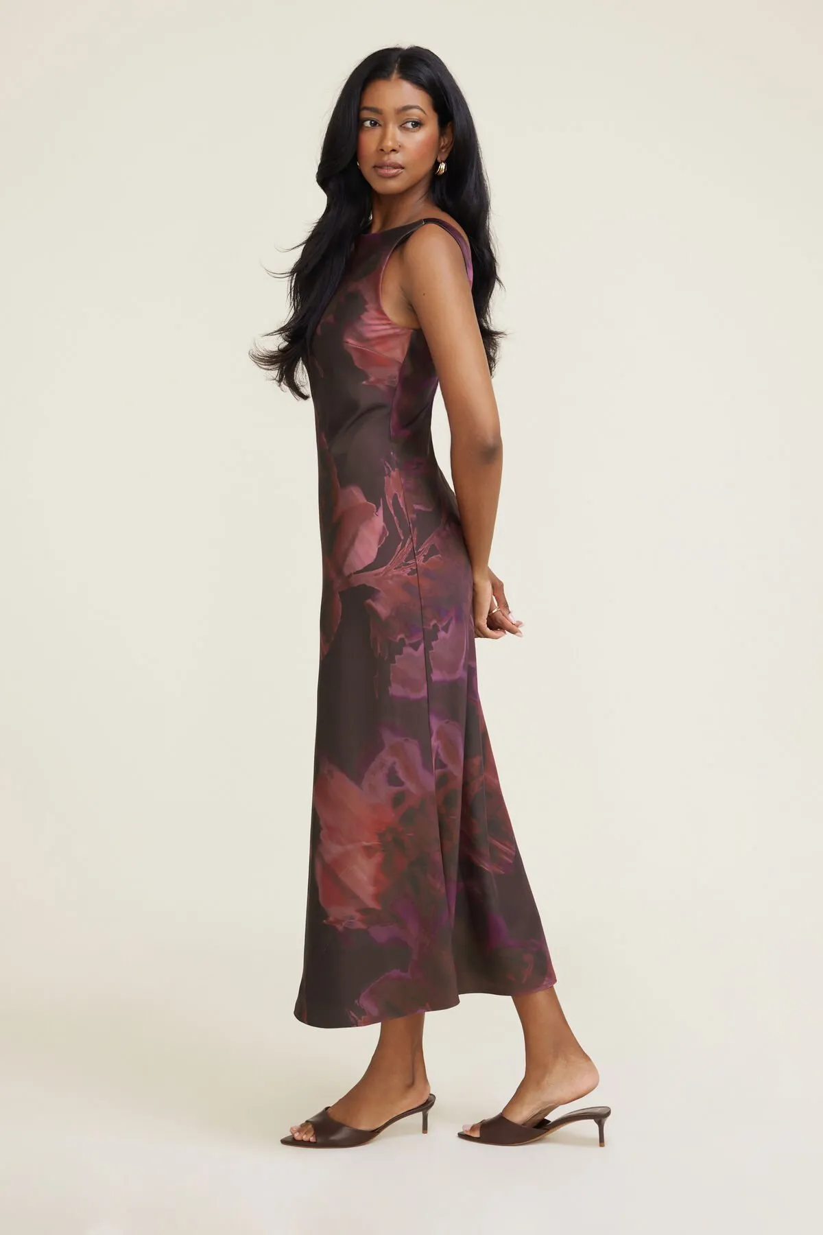 Liora Satin Maxi Slip Dress sold by Dynamite product image thumbnail 2