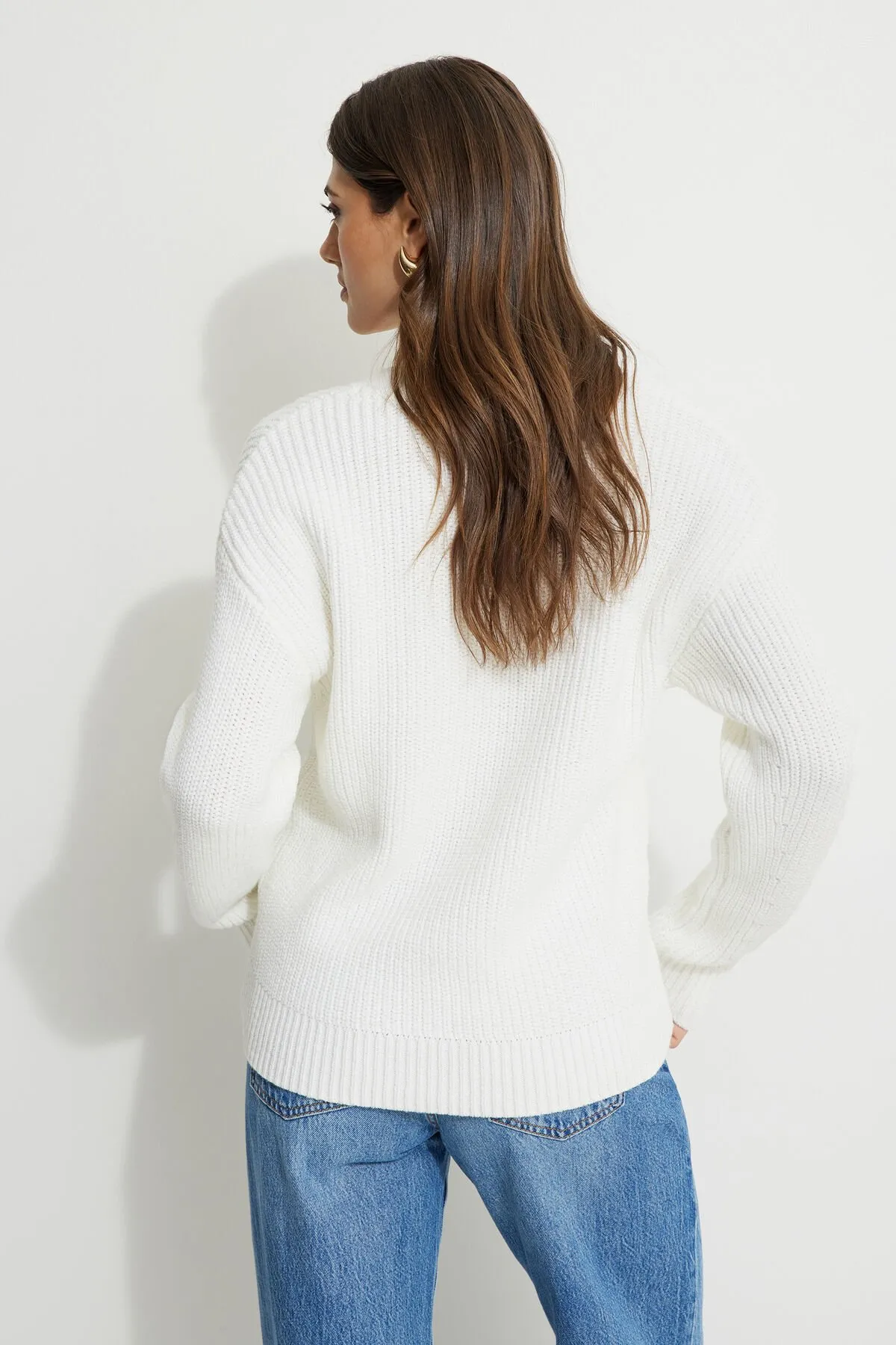 Boxy V Neck Cardigan sold by Dynamite product image thumbnail 3