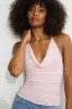 Sculpt Cowl Neck Halter Top sold by Dynamite