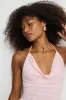 Sculpt Cowl Neck Halter Top sold by Dynamite
