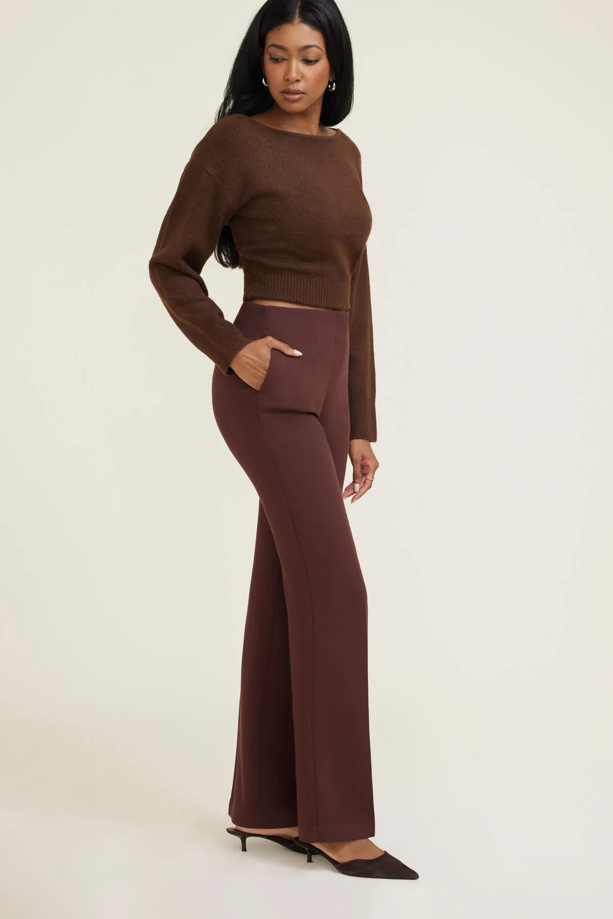 Stevie Slim Bootcut Pants sold by Dynamite product image thumbnail 4