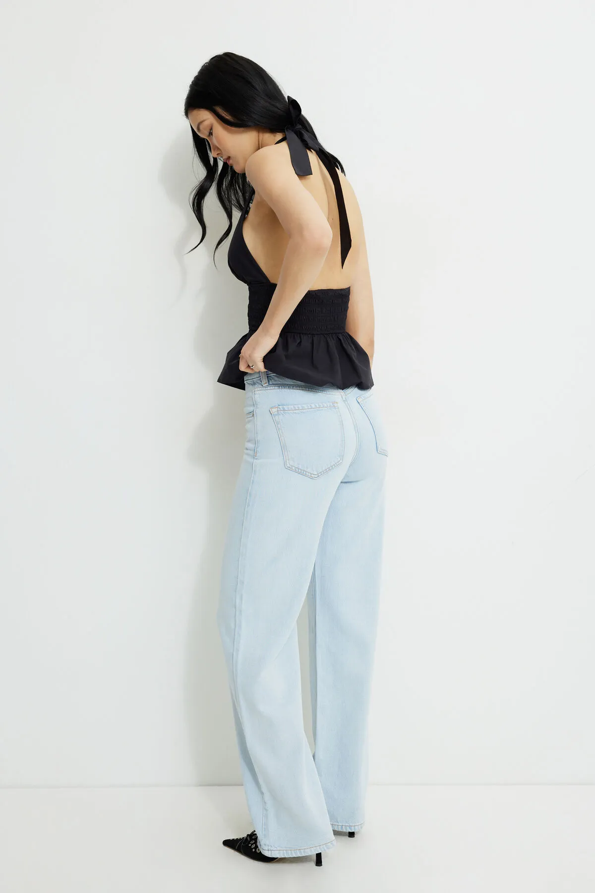 Heidi High Rise Wide Leg Tencel™ Jeans sold by Dynamite product image thumbnail 5