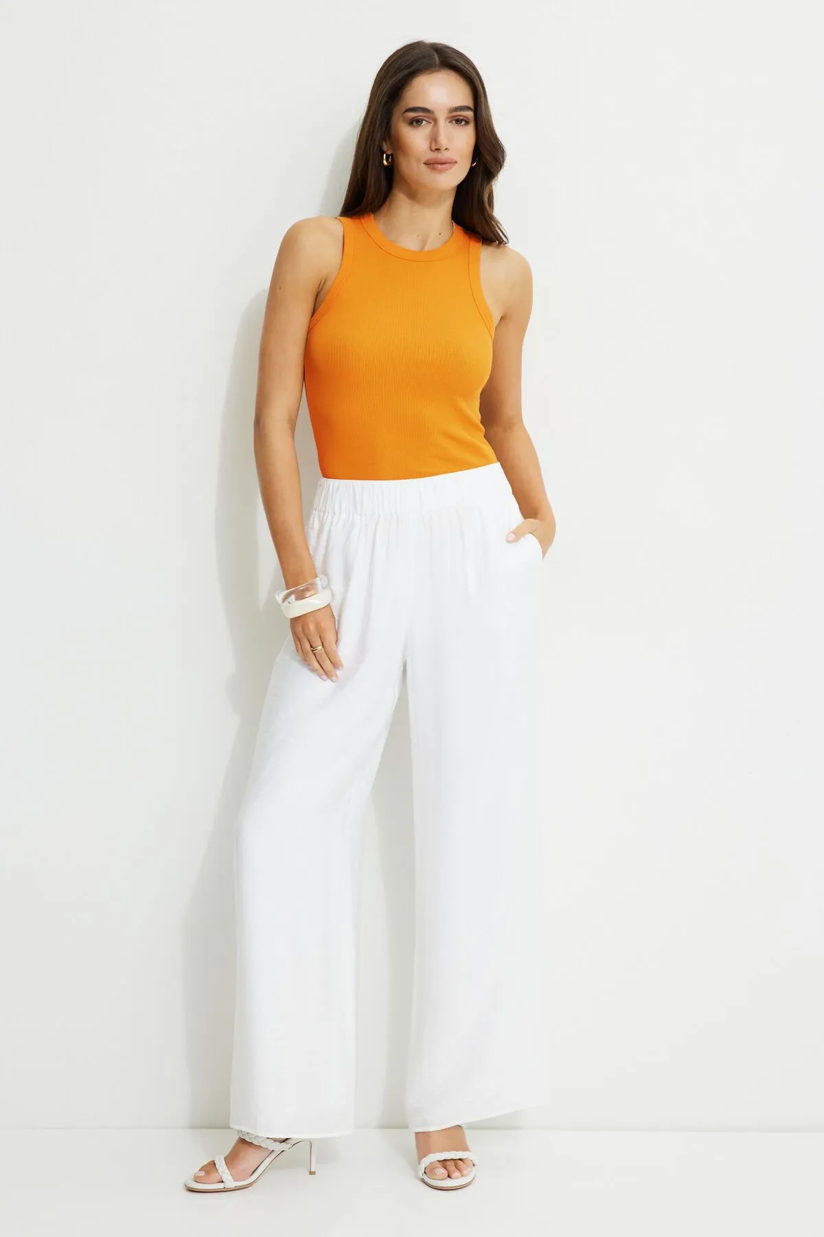 Airflow Wide Leg Pull On Pants sold by Dynamite