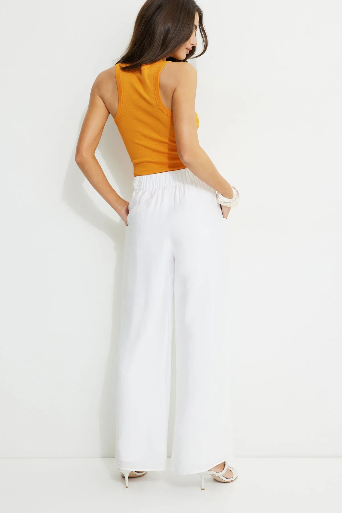 Airflow Wide Leg Pull On Pants sold by Dynamite product image thumbnail 5