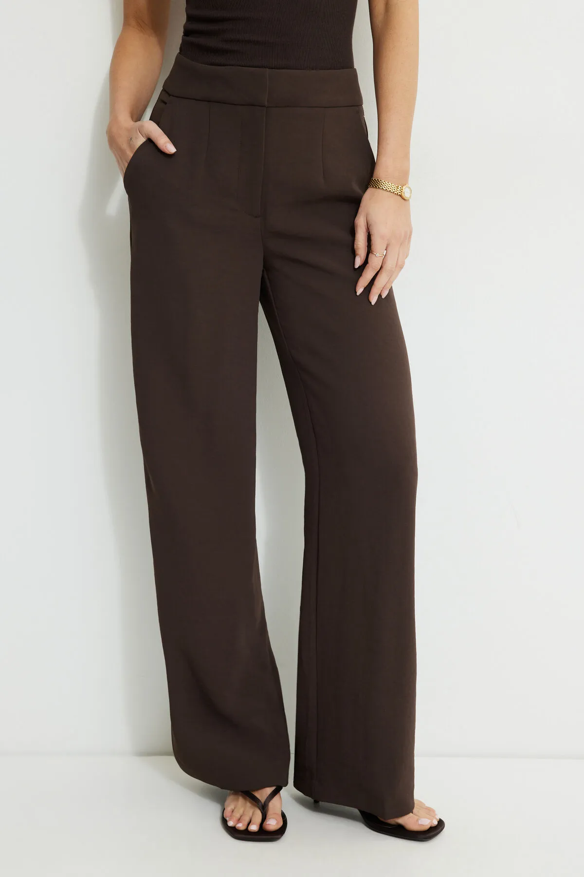 Yasmin Airflow Straight Leg Pants sold by Dynamite product image thumbnail 2
