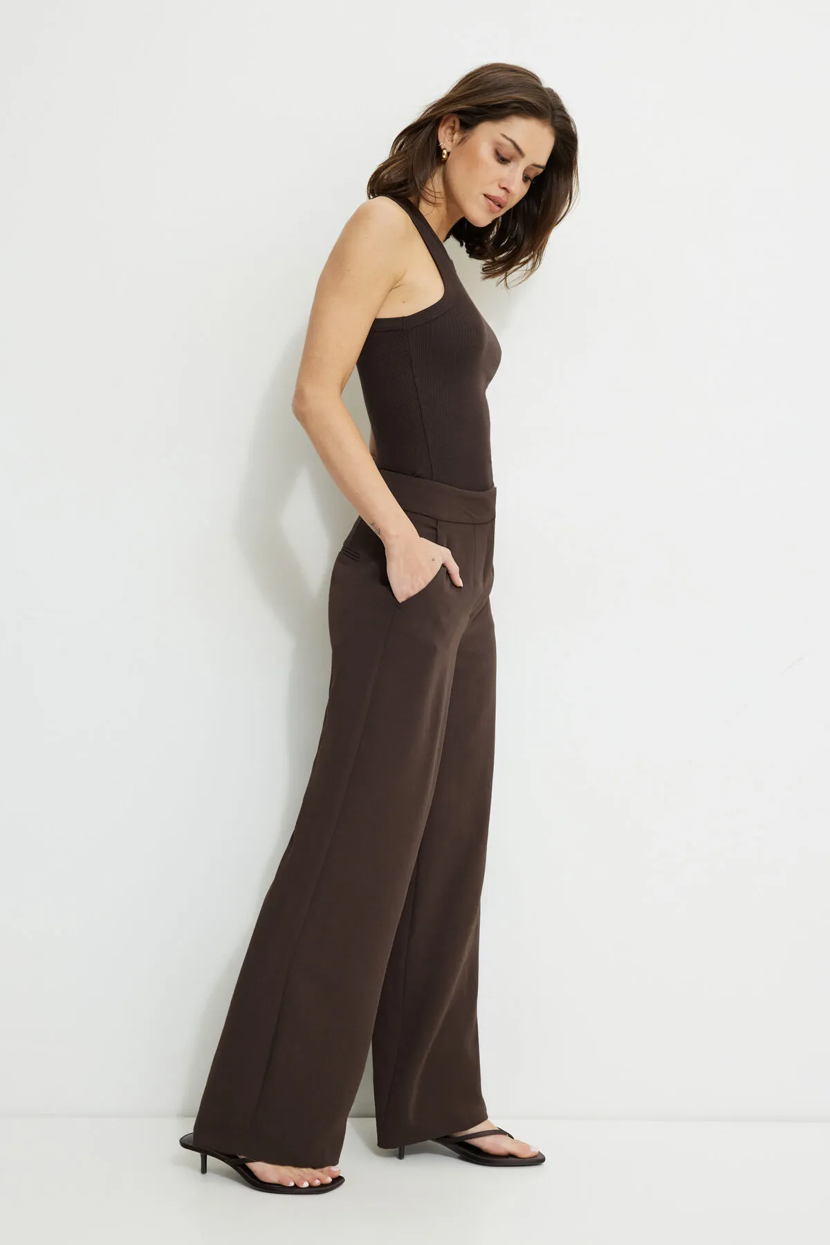 Yasmin Airflow Straight Leg Pants sold by Dynamite product image thumbnail 4