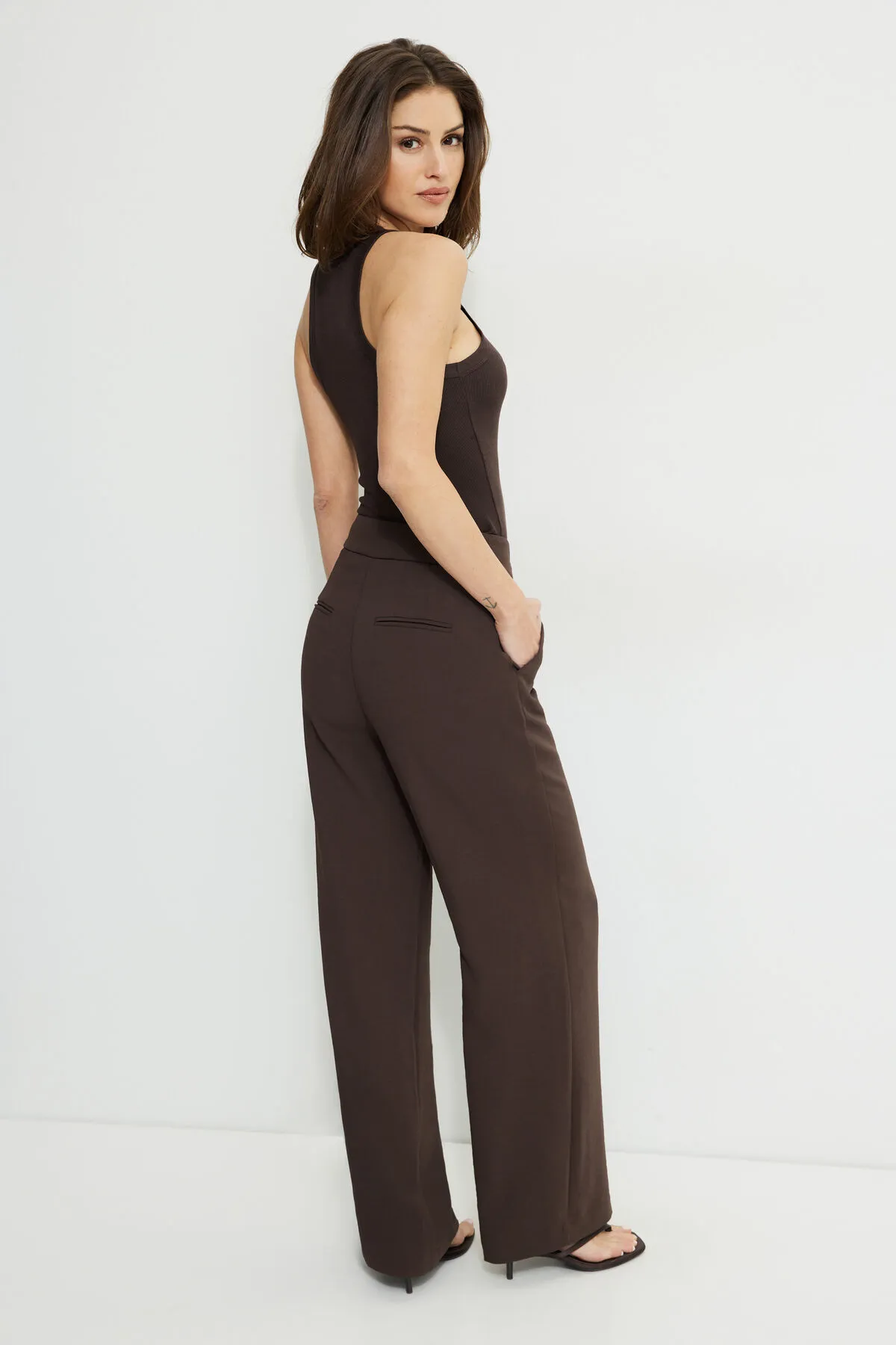 Yasmin Airflow Straight Leg Pants sold by Dynamite product image thumbnail 5