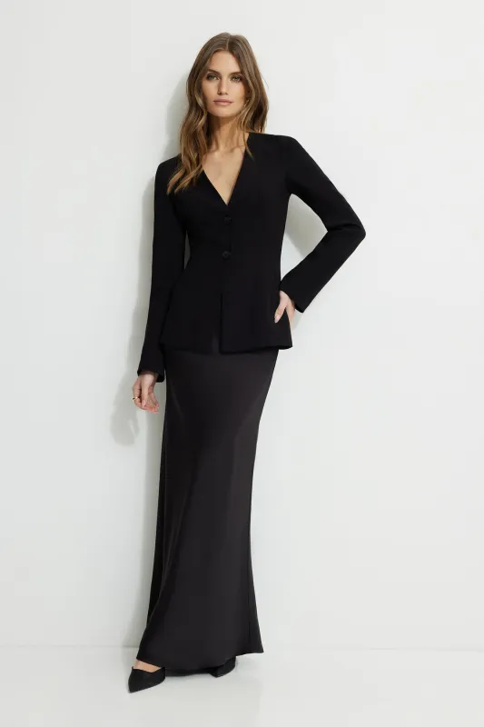 Cary Satin Slip Maxi Skirt sold by Dynamite