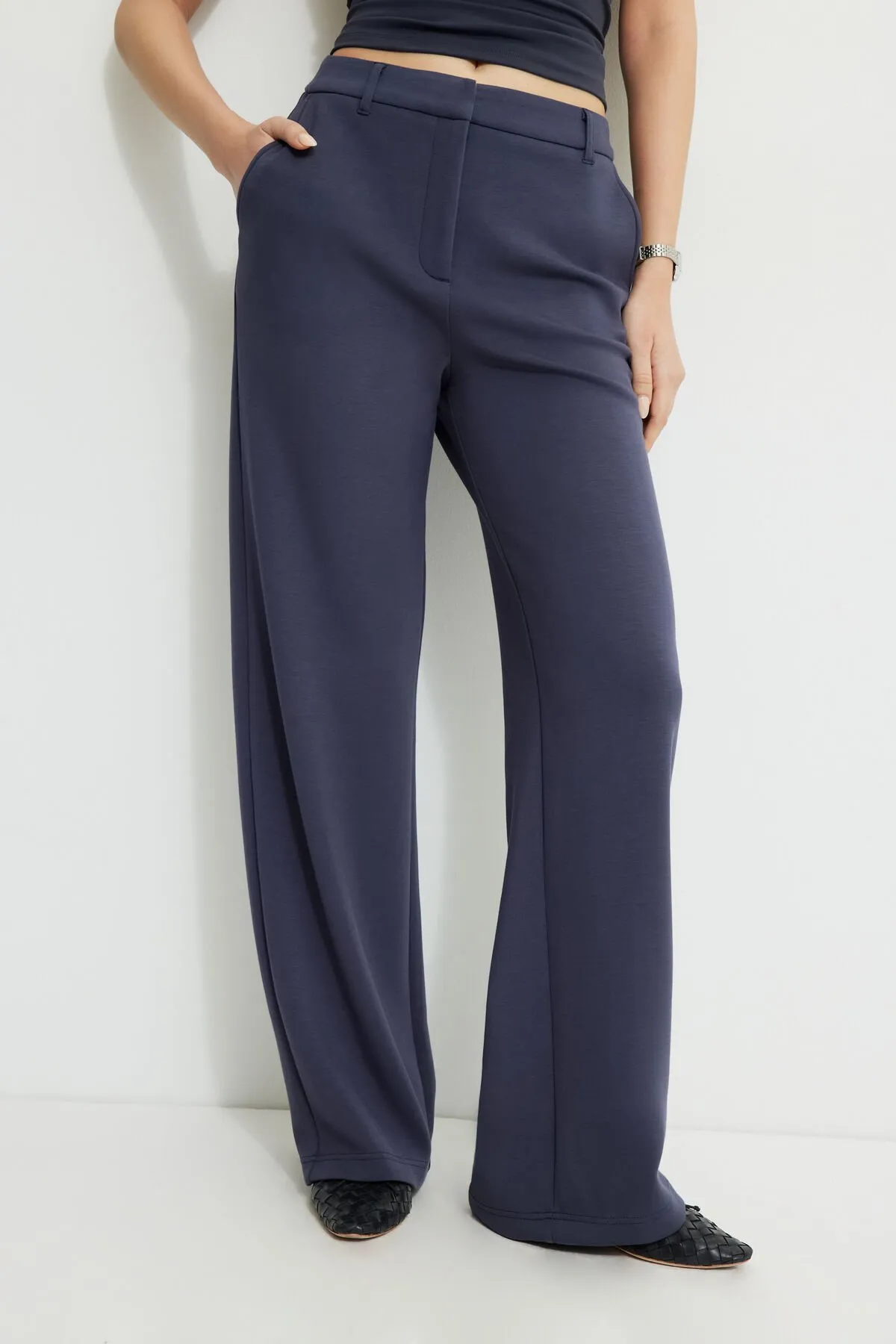 Anywear Scuba Straight Leg Pants sold by Dynamite product image thumbnail 2