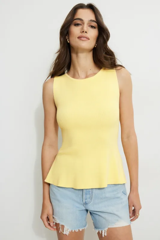 Open Back Knit Tank Top sold by Dynamite